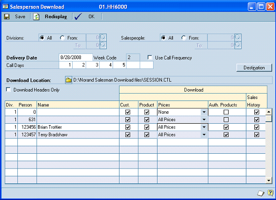 Hand-Held System Interface, Garman Routing Systems